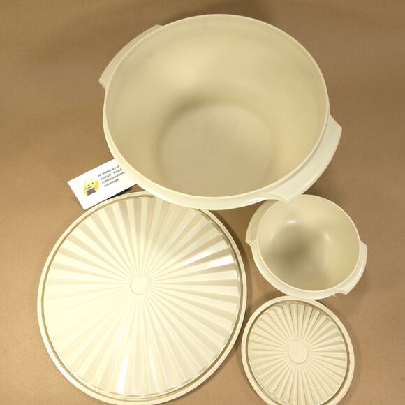 Tupperware #1273 Rice Steamer #880 Servalier Salad Bowl #1323 Servalier Bowl - Picture 6 of 8